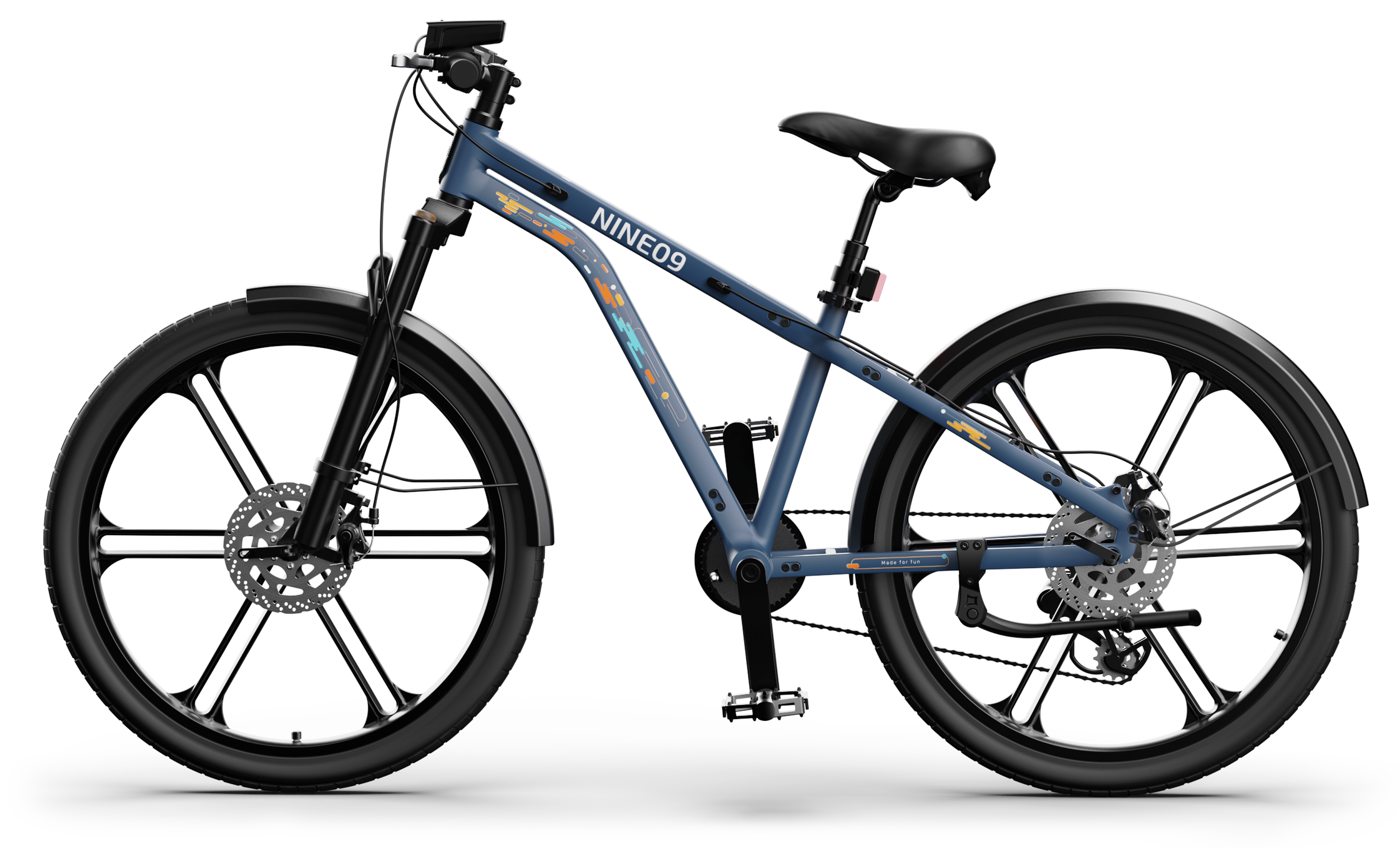The kiko kids' bike, side profile